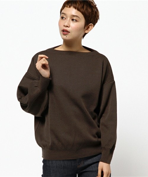 archives（アルシーヴ）の「ミラノリブドルマンボトルネックプルオーバー（ニット/セーター・レディース・オフホワイト/チャコールグレー/グリーン/グリーン系その他/ピンク・MEDIUM）」の3枚目の写真