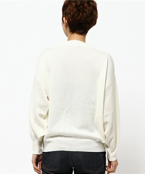 archives（アルシーヴ）の「ミラノリブドルマンボトルネックプルオーバー（ニット/セーター・レディース・オフホワイト/チャコールグレー/グリーン/グリーン系その他/ピンク・MEDIUM）」の7枚目の写真