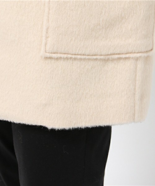 archives（アルシーヴ）の「ウールシャギーフードコート（その他アウター・レディース・オフホワイト/グレー/キャメル・MEDIUM）」の10枚目の写真
