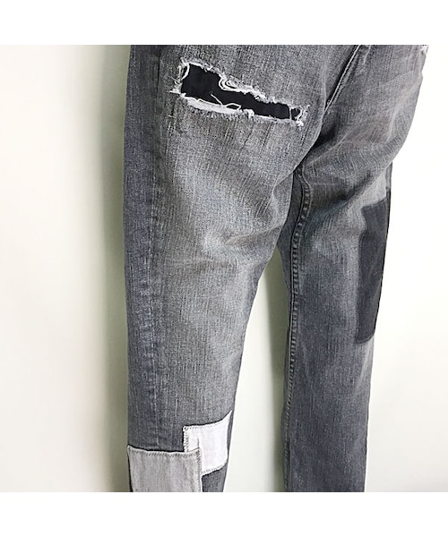 masterkey（マスターキー）の「JUNKFOOD（デニムパンツ・メンズ・ブラック/ブルー・1/2）」の4枚目の写真