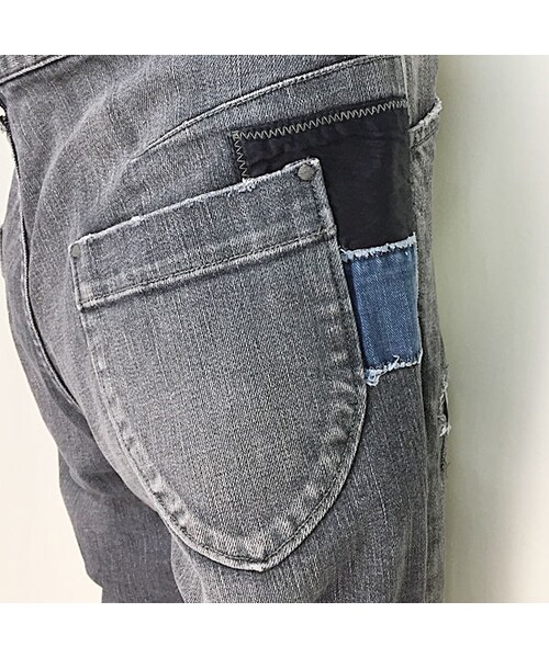 masterkey（マスターキー）の「JUNKFOOD（デニムパンツ・メンズ・ブラック/ブルー・1/2）」の6枚目の写真