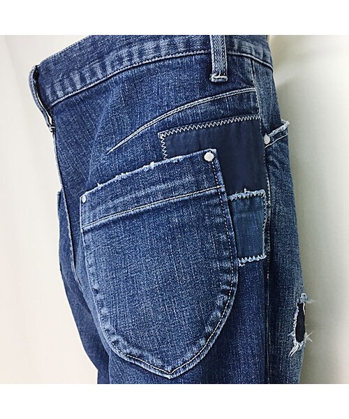 masterkey（マスターキー）の「JUNKFOOD（デニムパンツ・メンズ・ブラック/ブルー・1/2）」の11枚目の写真