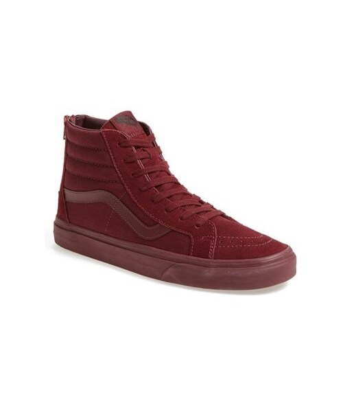 VANS（バンズ）の「Vans 'Sk8-Hi Reissue Zip' Sneaker (Unisex)（スニーカー・レディース・Red・Regular 10 M/Regular 10.5 M/Regular 11 M/Regular 6 M/Regular 6.5 M/Regular 7.5 M/Regular 8.5 M）」の5枚目の写真