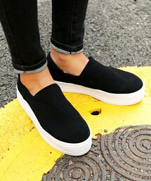 DHOLIC | プラットフォームスリッポン(スニーカー)