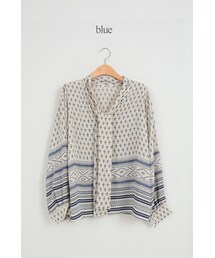 SINOWS | ダイヤパターンブラウス(シャツ/ブラウス)