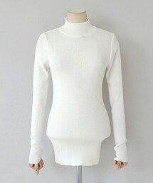 DHOLIC | スリムフィットモックネックニットＴシャツ(ニット/セーター)