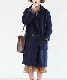 DHOLIC | ビッグシルエットダブルボタンコート(その他アウター)