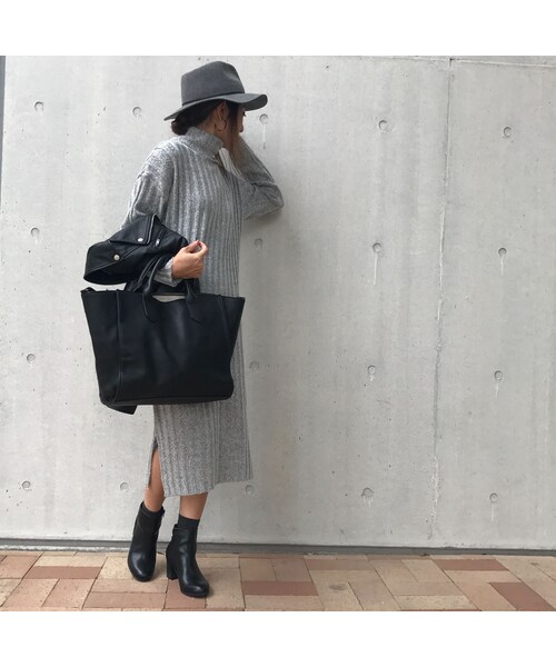 copine（コピン）の「タートルネックロングニットワンピース（ワンピース・レディース・その他）」の11枚目の写真