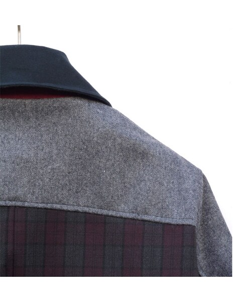 NIRAME.CO（ニラメッコ）の「暖か～気まぐれピーコート。　グレーチェック（ピーコート・メンズ・その他）」の11枚目の写真