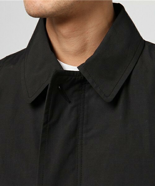 styles(スタイルス)の「メンズ ホワイトレーベン コート WHITE RAVEN COLLARED COAT(ステンカラーコート・メンズ・ブラック/ブルー・48)」の6枚目の写真