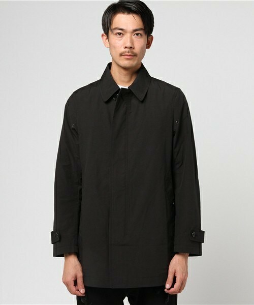 styles(スタイルス)の「メンズ ホワイトレーベン コート WHITE RAVEN COLLARED COAT(ステンカラーコート・メンズ・ブラック/ブルー・48)」の3枚目の写真