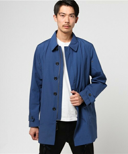 styles(スタイルス)の「メンズ ホワイトレーベン コート WHITE RAVEN COLLARED COAT(ステンカラーコート・メンズ・ブラック/ブルー・48)」の12枚目の写真