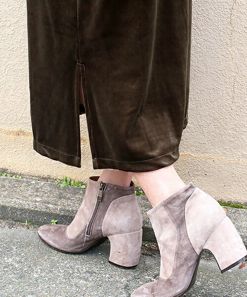 Bou Jeloud（ブージュルード）の「ベロアキャミソールワンピース（ワンピース・レディース・ダークグレー/カーキ・FREE）」の16枚目の写真