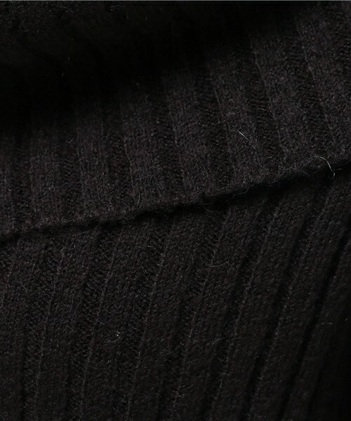 archives（アルシーヴ）の「ブークレオフタートルプルオーバー（ニット/セーター・レディース・ブラック/グレー/ピンク・MEDIUM）」の9枚目の写真