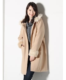 Honeys | ファー付コート(ジャケット/アウター)