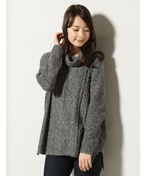 Honeys | ケーブル編プルオーバー(トップス)