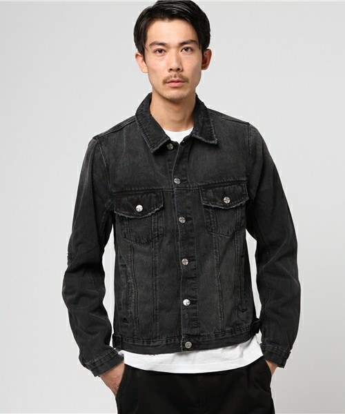KSUBI classic kult wax デニムジャケット KSUBI（スビ）の「ksubi 『CLASSIC JACKET BEATEN UP BLACK』デニム