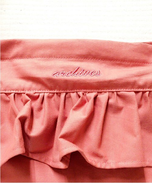 archives（アルシーヴ）の「【予約】フリルショルダー（ショルダーバッグ・レディース・アイボリー/ブラック/ピンク・MEDIUM）」の5枚目の写真