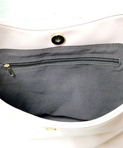 archives（アルシーヴ）の「【予約】ポーチ付きセットショルダーバッグ（ショルダーバッグ・レディース・ブラック/グレー/ピンク・MEDIUM）」の5枚目の写真