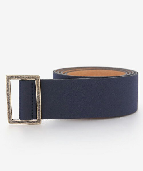 DHOLIC（ディーホリック）の「スクエアバックルスエードベルト（ベルト・レディース・キャメル/ブラウン/ブラック/グレー/ネイビー/カーキ・FREE）」の6枚目の写真