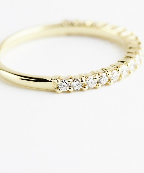 pinacoteca（ピナコテーカ）の「ピナコテーカ 700 トゥウィンクル ダイヤモンド ハーフエタニティ リング 0.27ct（リング・レディース・ゴールド・5号〜13号）」の3枚目の写真