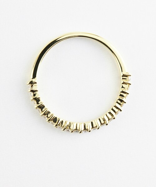 pinacoteca（ピナコテーカ）の「ピナコテーカ 700 トゥウィンクル ダイヤモンド ハーフエタニティ リング 0.27ct（リング・レディース・ゴールド・5号〜13号）」の6枚目の写真