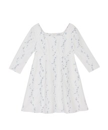 dazzlin | 【sw】フラワーライン刺繍スクエアネックワンピース(ワンピース/ドレス)