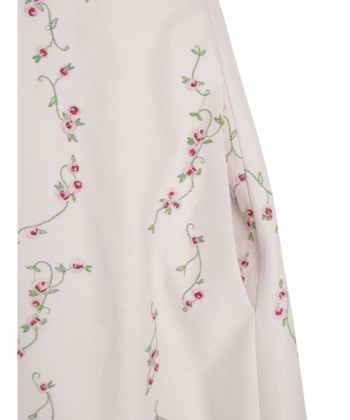 dazzlin（ダズリン）の「【sw】フラワーライン刺繍スクエアネックワンピース（ワンピース/ドレス・レディース・オフホワイト/ブラック/ベージュ・S/M）」の22枚目の写真