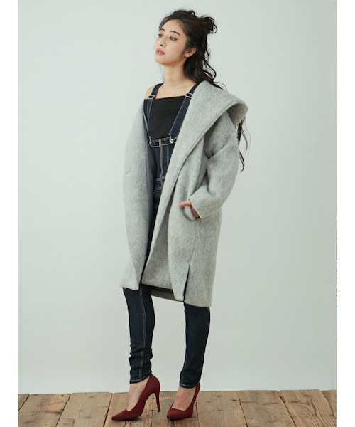 GYDA（ジェイダ）の「フードシャギーコート（）」 - WEAR