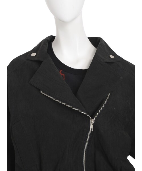 jouetie（ジュエティ）の「ピーチドルマンライダース（ジャケット/アウター・レディース・ブラック/ベビーピンク/ブラウン）」の13枚目の写真