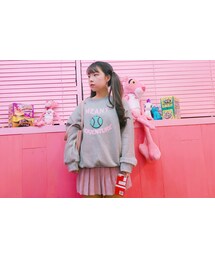 OLDMICKEY  | 裏起毛レタリングプリントスウェット(P000BIWU)(スウェット)