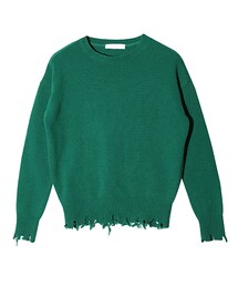 STYLENANDA | ラウンドネックシンプルカラーニット(その他)