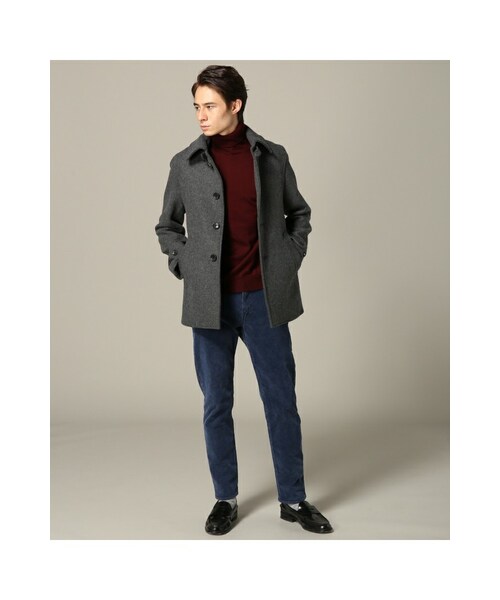 EDIFICE（エディフィス）の「メルトンブルゾン（ジャケット/アウター・ブラック/グレー/キャメル/ネイビー・42/44/46/48/50）」の5枚目の写真