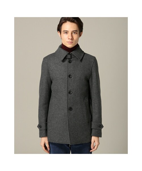 EDIFICE（エディフィス）の「メルトンブルゾン（ジャケット/アウター・ブラック/グレー/キャメル/ネイビー・42/44/46/48/50）」の6枚目の写真