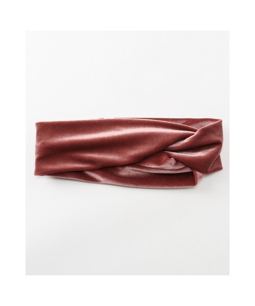 IENA（イエナ）の「La Maison de Lyllis ベルベットターバン（ヘアアクセサリー・ブラック/グレー/ピンク・フリー）」の5枚目の写真