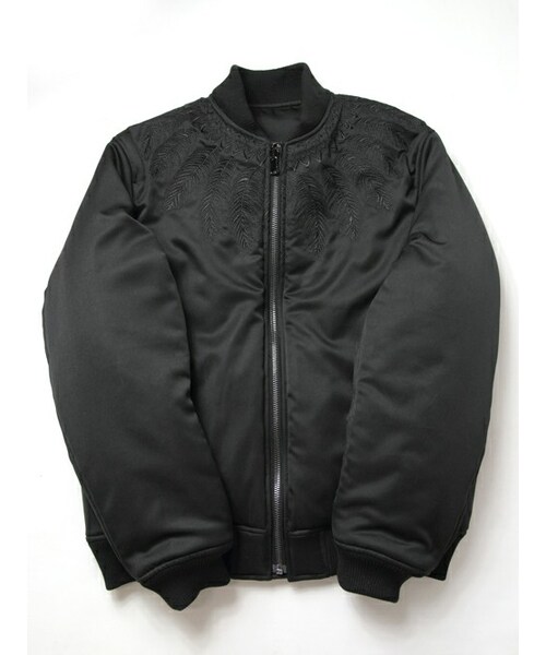 JACKROSE ジャックローズ　MA-1 革ジャン ブラック Ｌ 本革 JACKROSE（ジャックローズ）の「リバーシブルMA-1（MA-1）」 - WEAR
