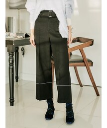 KORMARCH | ベルトSETハイウエストワイドパンツ(その他パンツ)