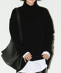 DHOLIC | ハイネックオーバーサイズニットプルオーバー(ニット/セーター)