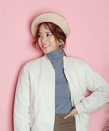 DHOLIC | ウールステッチベレー帽(ハンチング/ベレー帽)