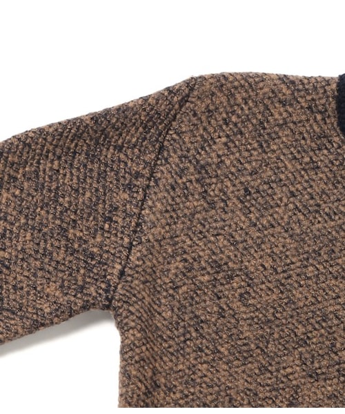 LE JUN（ルジュン）の「ダブルフェイスニットプルオーバー（トップス・チャコール/ブラウン・M/L）」の5枚目の写真