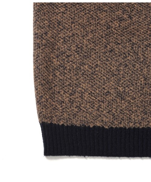 LE JUN（ルジュン）の「ダブルフェイスニットプルオーバー（トップス・チャコール/ブラウン・M/L）」の7枚目の写真