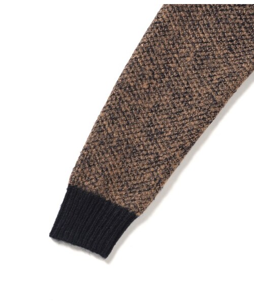 LE JUN（ルジュン）の「ダブルフェイスニットプルオーバー（トップス・チャコール/ブラウン・M/L）」の6枚目の写真