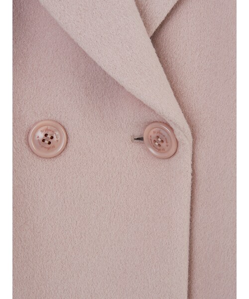 31 Sons de mode（トランテアン　ソン　ドゥ　モード）の「≪新作≫袖ファーチェスターダブルコート（ジャケット/アウター・レディース・ピンク/オフホワイト/ブラウン・36/38）」の8枚目の写真
