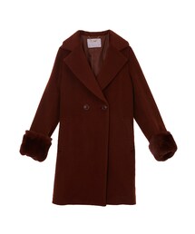 31 Sons de mode | ≪新作≫袖ファーチェスターダブルコート(ジャケット/アウター)