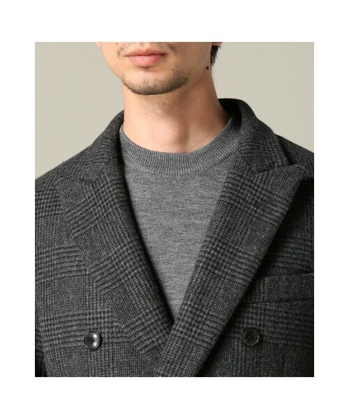 EDIFICE（エディフィス）の「ジロンカシミヤ チェックメルトン ダブル