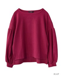 w closet | ボートネックボリューム袖プルオーバー(トップス)