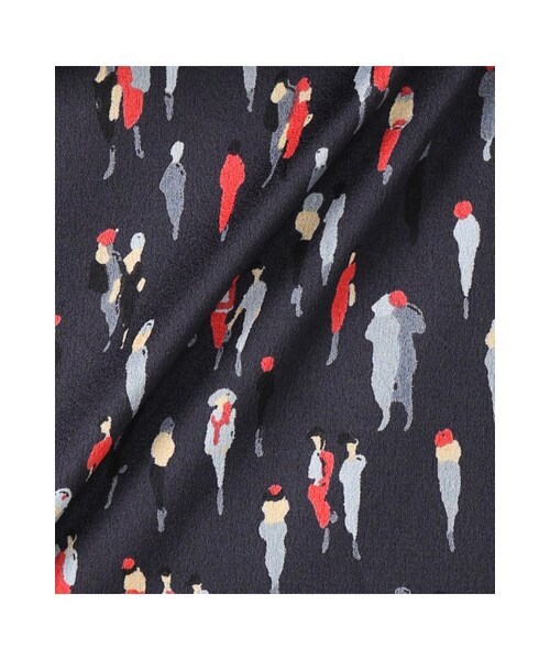 JOURNAL STANDARD（ジャーナルスタンダード）の「ピープルプリントキャミワンピース（ワンピース/ドレス・ネイビー・フリー）」の12枚目の写真