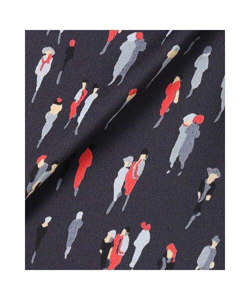 JOURNAL STANDARD（ジャーナルスタンダード）の「ピープルプリントティアードスカート（スカート・ネイビー・フリー）」の11枚目の写真