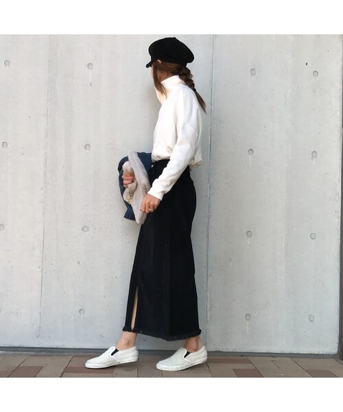 copine（コピン）の「コーデュロイフリンジロングスカート(2color)【クリックポスト対象商品】（スカート・レディース・その他）」の12枚目の写真