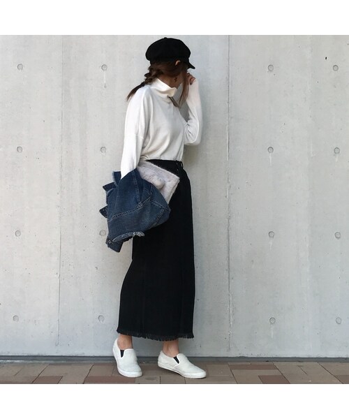 copine（コピン）の「コーデュロイフリンジロングスカート(2color)【クリックポスト対象商品】（スカート・レディース・その他）」の11枚目の写真